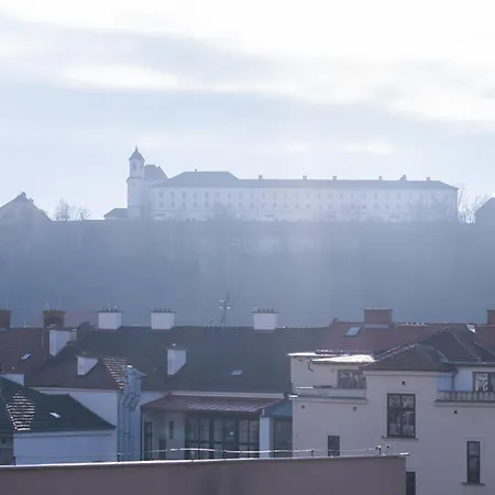 Spielberg Castle View In The Center Of * Brno